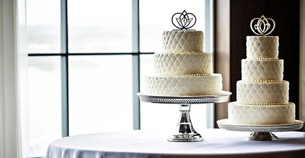 Support gâteaux de mariage : mise en valeur et élégance